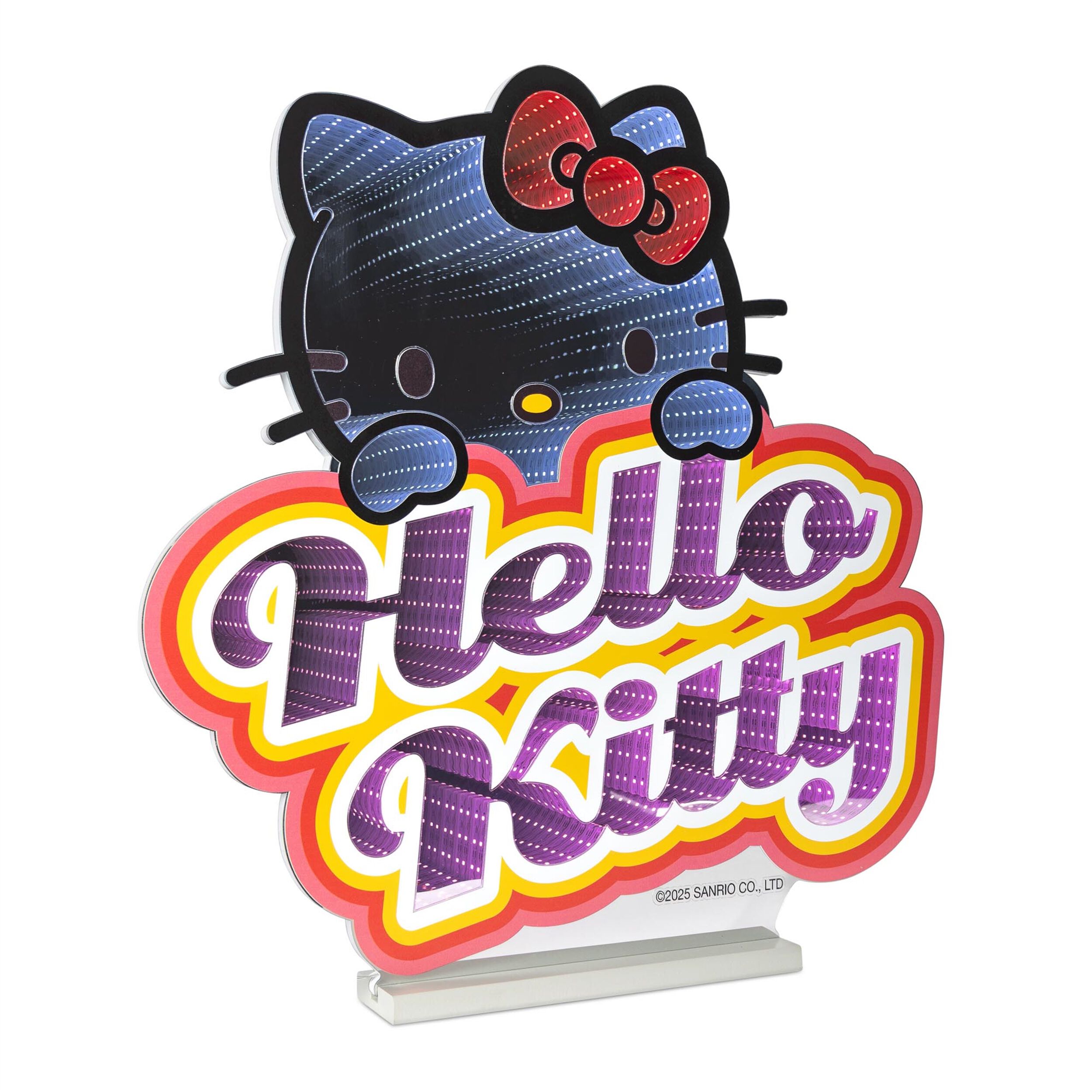 Hello Kitty®?  Logo Ekkolight 24 inchesH, PINK WHITE RED, hi-res image number 0