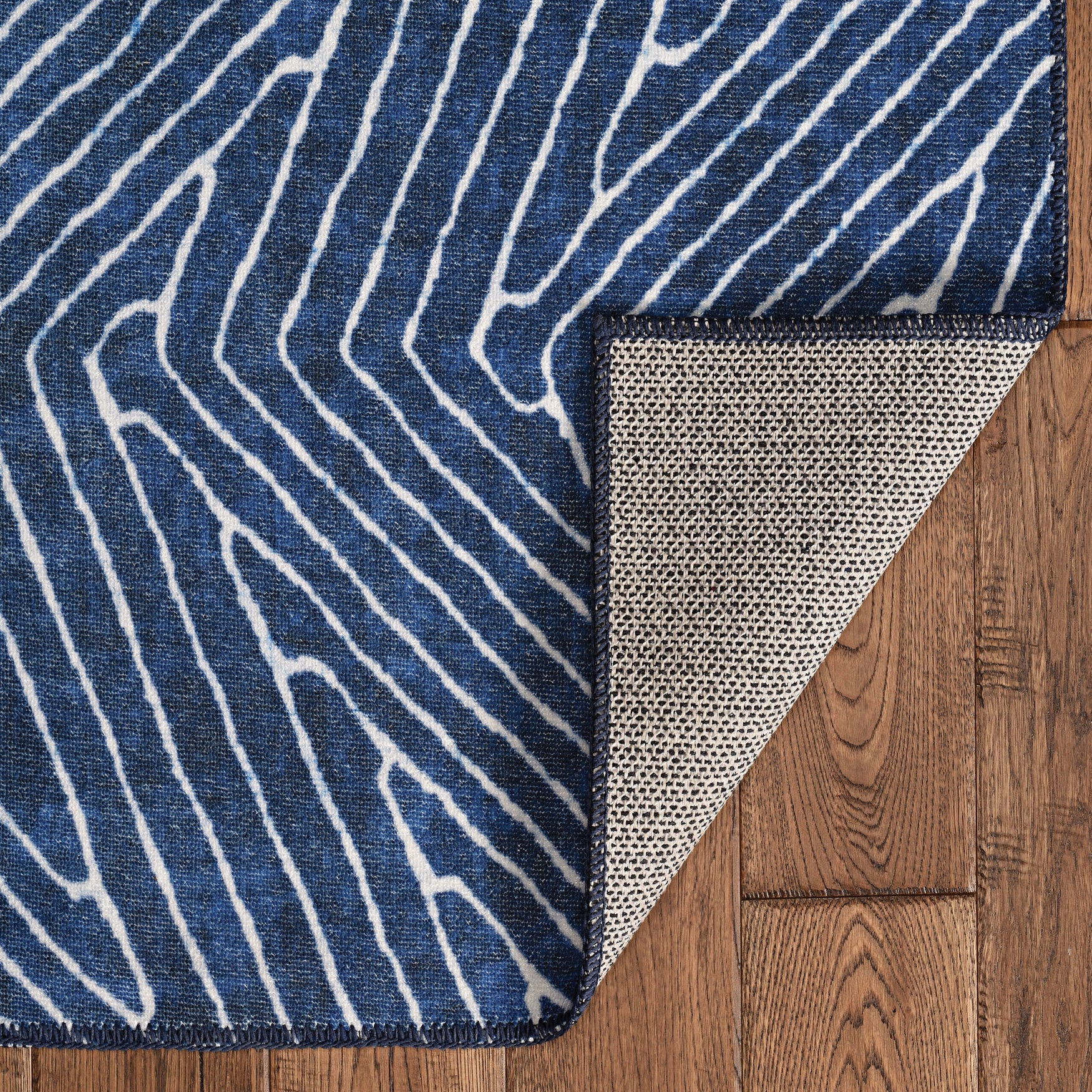 Washable Fuller Blue/Ivory Rug, , on-hover image number 1