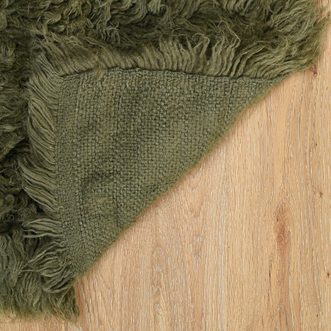 Flokati Olive Rug, , on-hover image number 1
