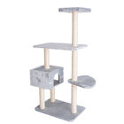Gleepet 57" Real Wood Cat Tree With Condo And Perch, , alternate image number null
