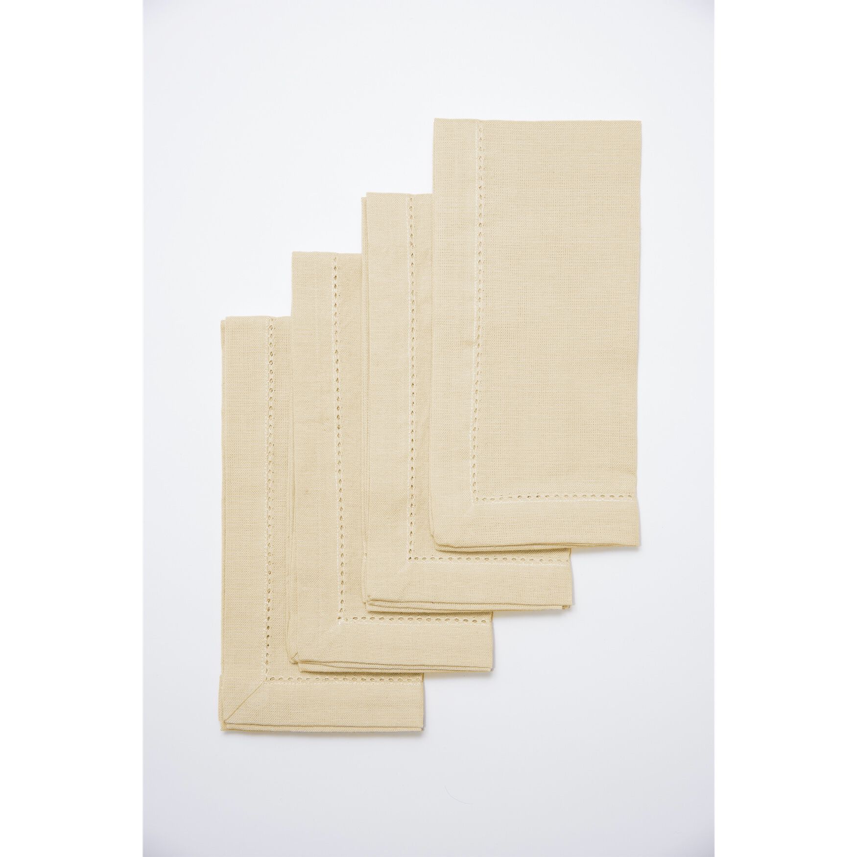 AMETHYST 4 PK NAPKINS, IVORY, hi-res image number 0