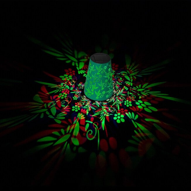 Solar Celestials Hummingbird Projection Lantern, GREEN, hi-res image number null