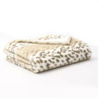SNOW LEOPARD FAUX FUR THROW, NATURAL, hi-res image number null