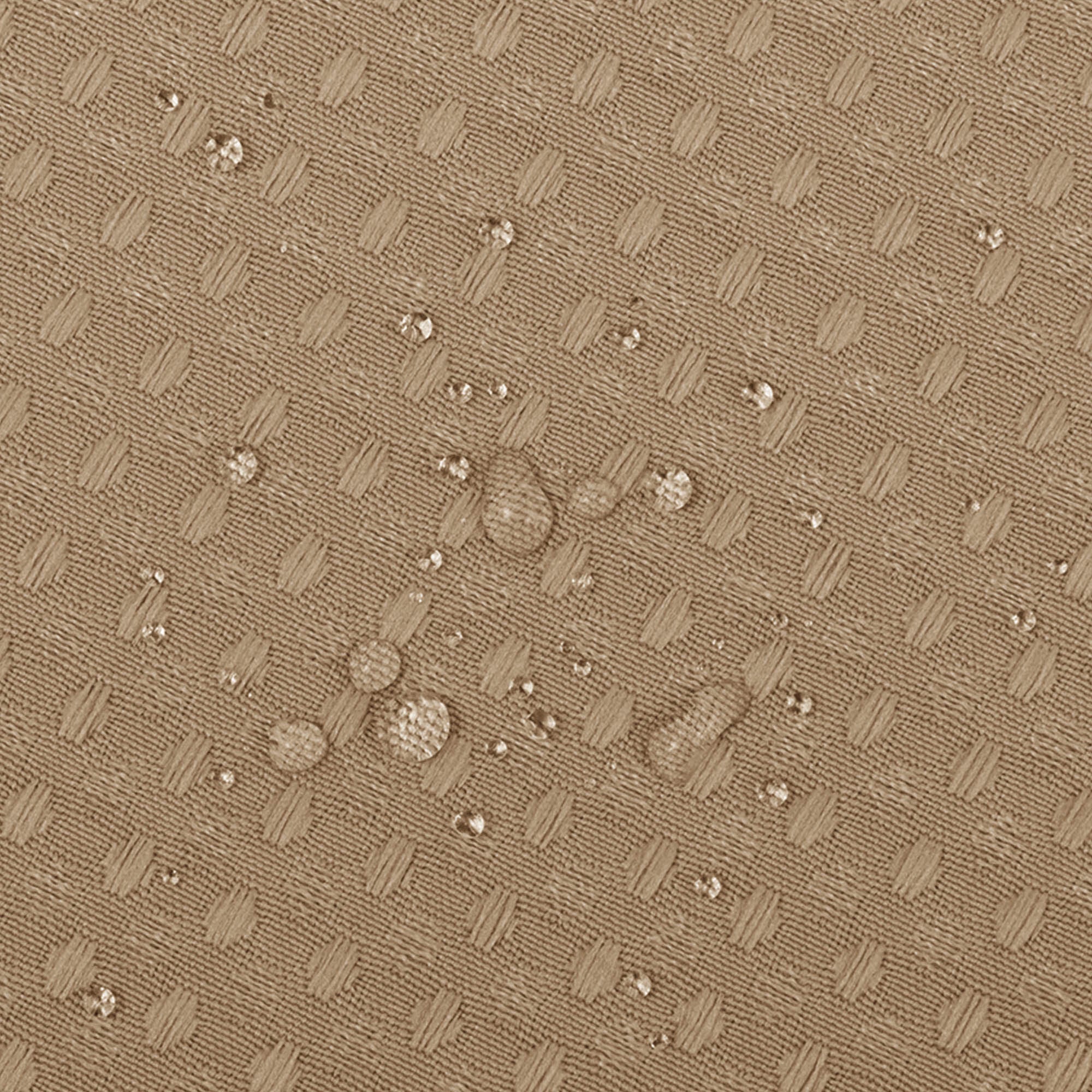 Dobby Waffle Shower Curtain with Snap-in Liner, Hooks included, COFFEE, alternate image number 6