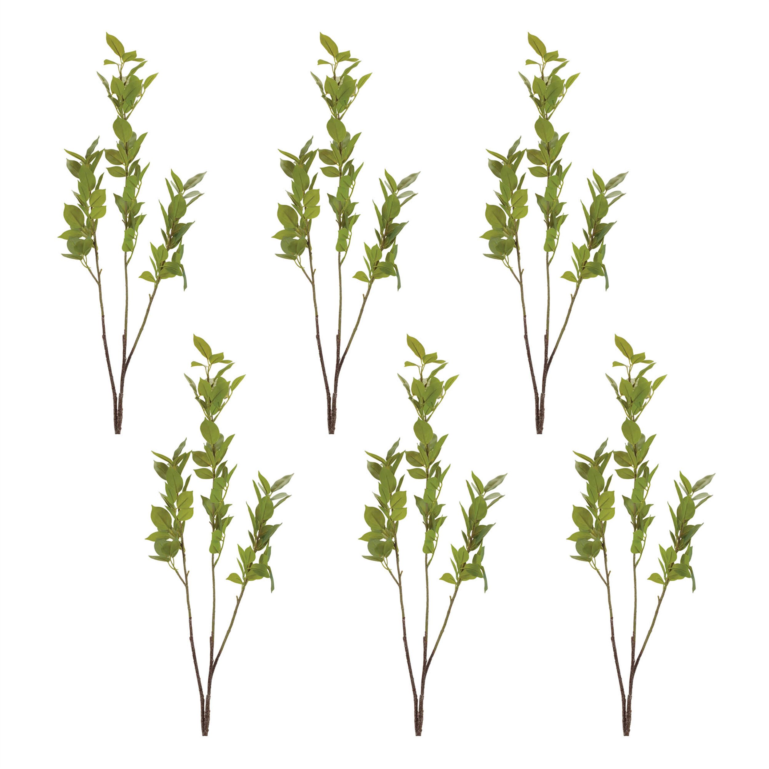 Leaf Foliage Branch Set of 6, GREEN, alternate image number 2