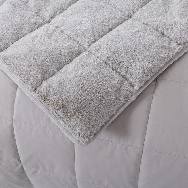 Cozy Down Reversible Blanket, , alternate image number null