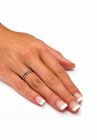 Sterling Silver Simulated Birthstone Stackable Eternity Ring, , alternate image number null