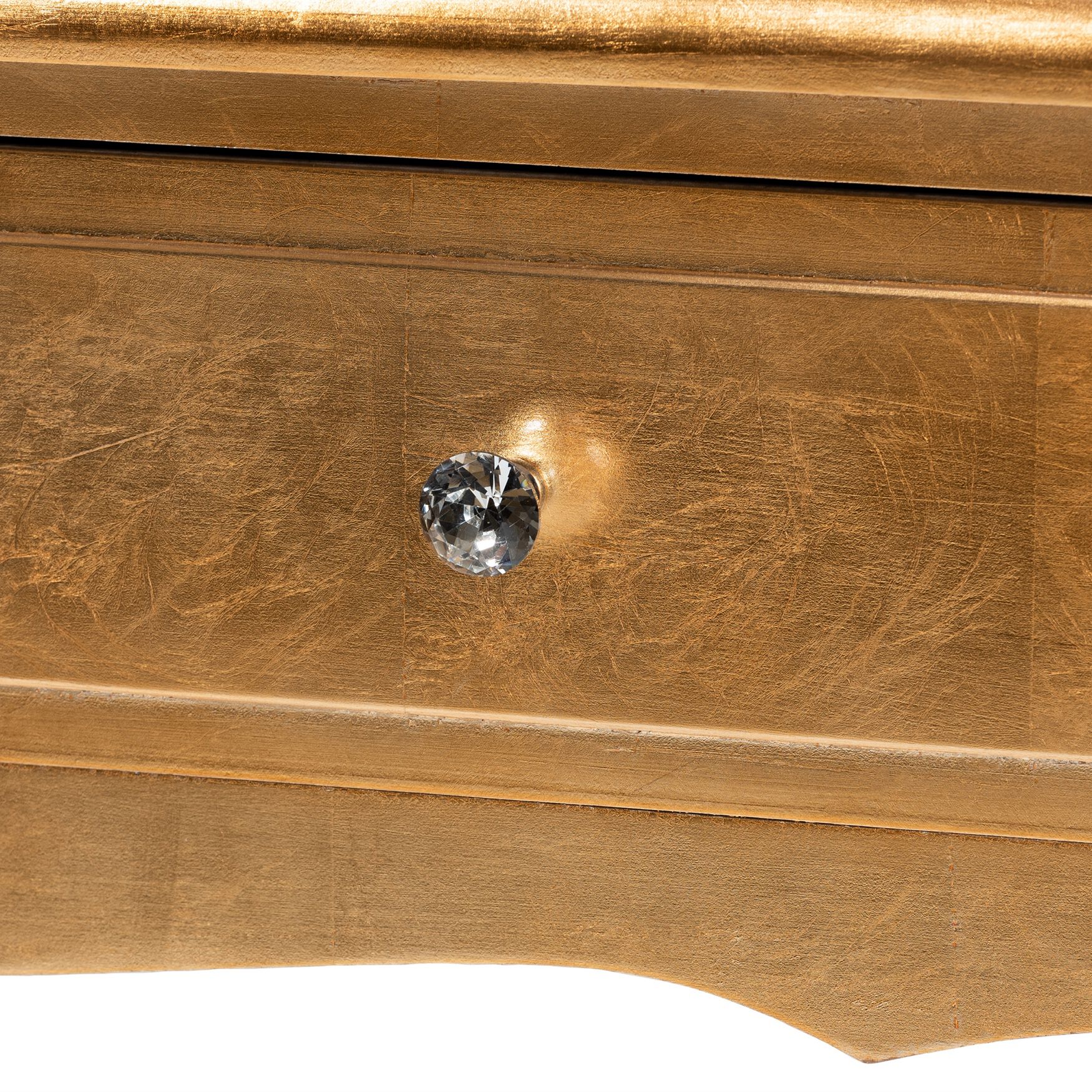 Newton Classic And Traditional Silver Finished Wood 2-Drawer Console Table, , alternate image number 8