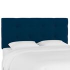 Microsuede Tufted Headboard, PREMIER NAVY, hi-res image number null