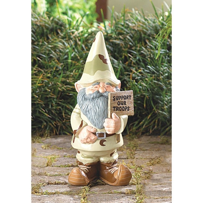 Support Our Troops Gnome, , on-hover image number 1