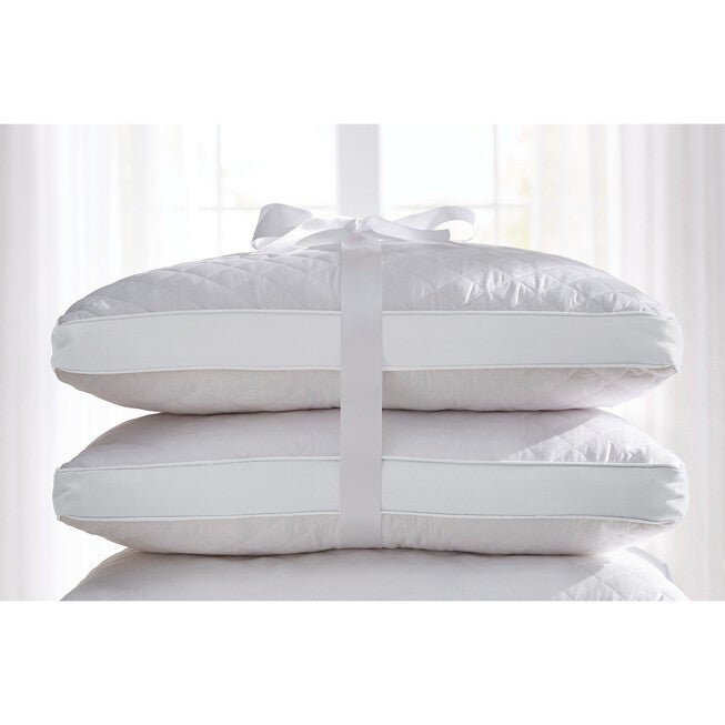 Gusseted Density Pillow 2-Pack, SOFT FIRM WHITE, hi-res image number null