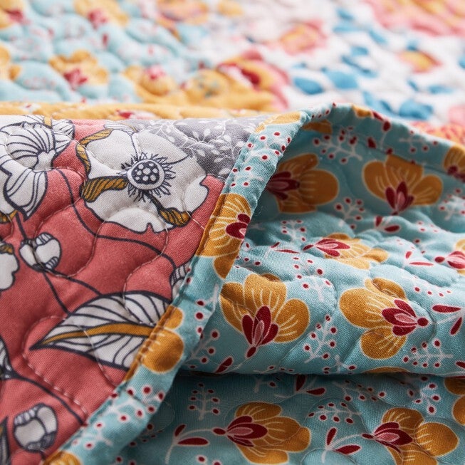 Carlie Calico Throw Blanket, , alternate image number 3