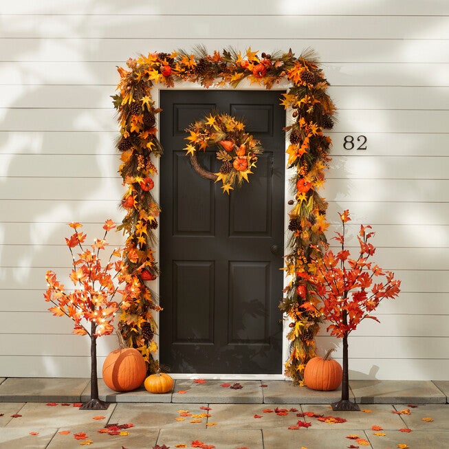 48 inchesH Pre-Lit Maple Leaf Tree, , alternate image number 2