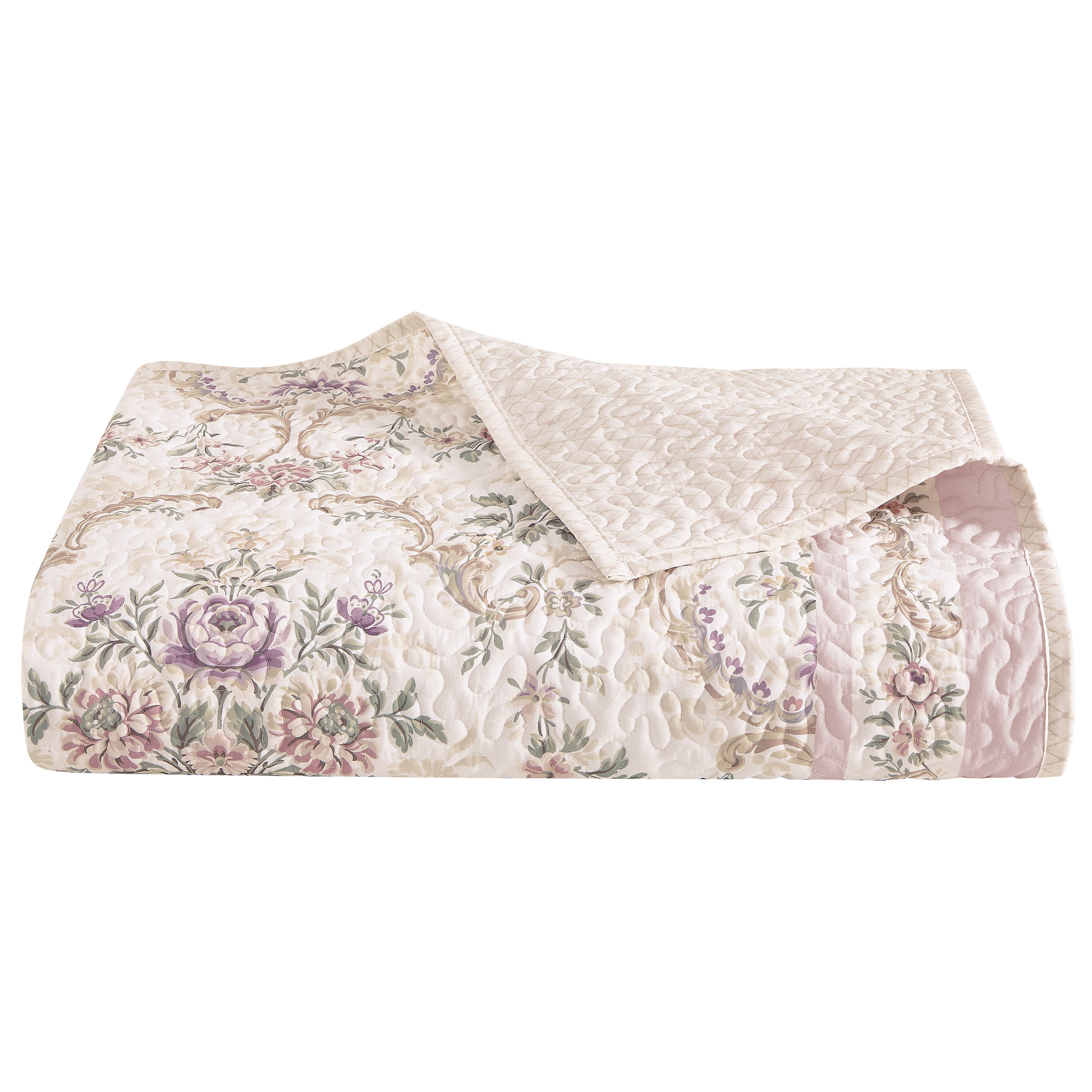 Avant Garden Full/Queen Quilt, BLUSH, alternate image number 4