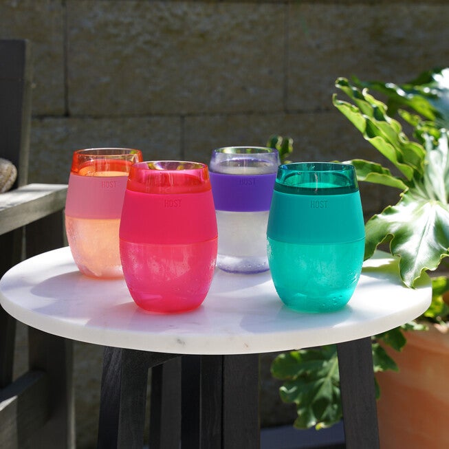 Wine Freeze Translucent Cooling Cups (Set Of 4) By, , alternate image number 3