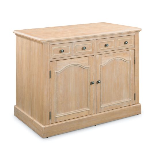 Cambridge White Kitchen Island, WHITE, hi-res image number null