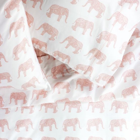 Elephant Cotton Sheet Set, , on-hover image number null