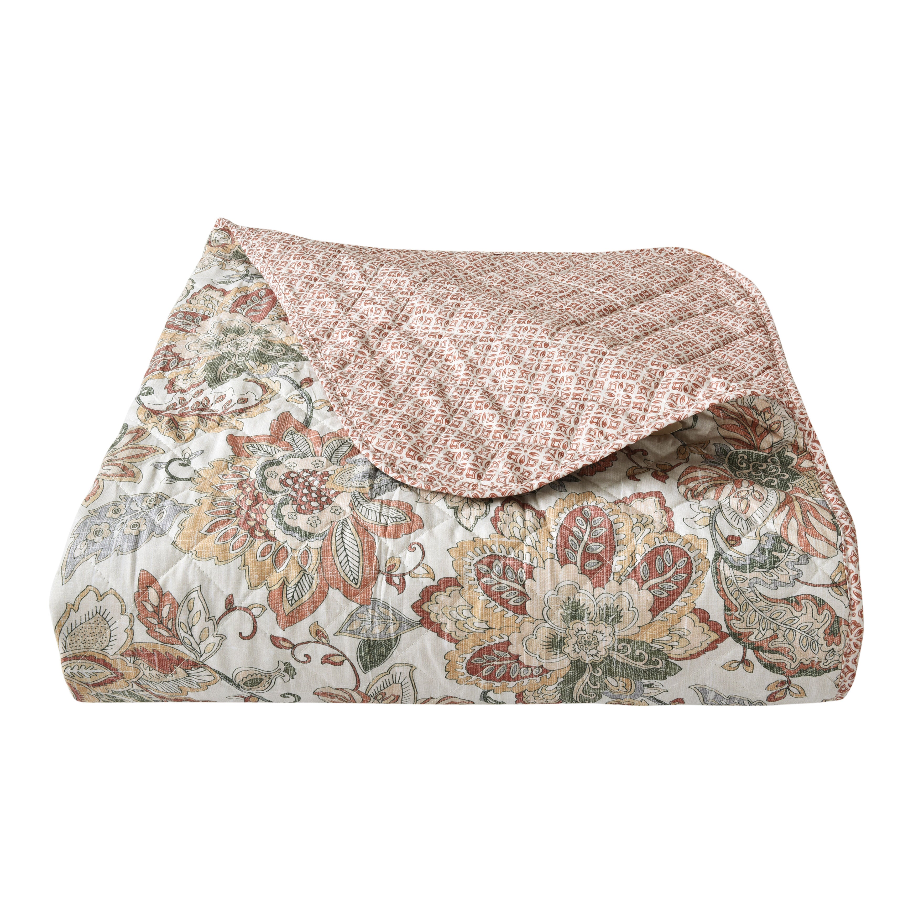 Janessa 3 Piece Quilt Set, SPICE, alternate image number 4