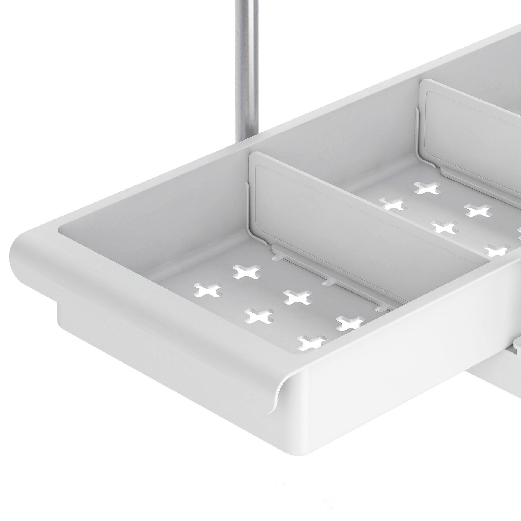 2 Shelf Under Sink Organizer W/ Drawer, , alternate image number 3