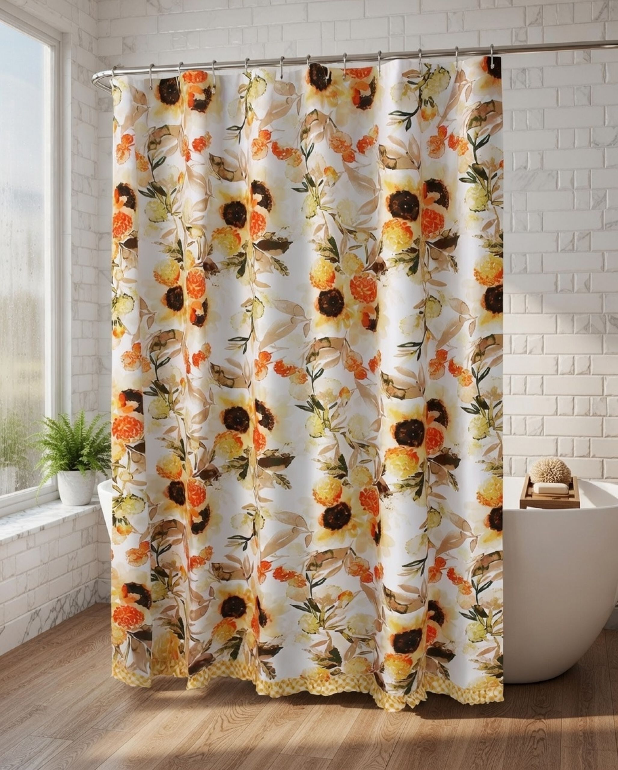 Somerset Bath and Shower Curtain, GOLD, hi-res image number 0