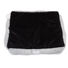 Orthopedic rectangle bolster Pet Bed,Dog Bed, super soft plush, Medium 25x21 inches BLUE, , alternate image number null