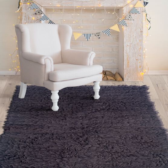 Flokati GREY Rug, , alternate image number null