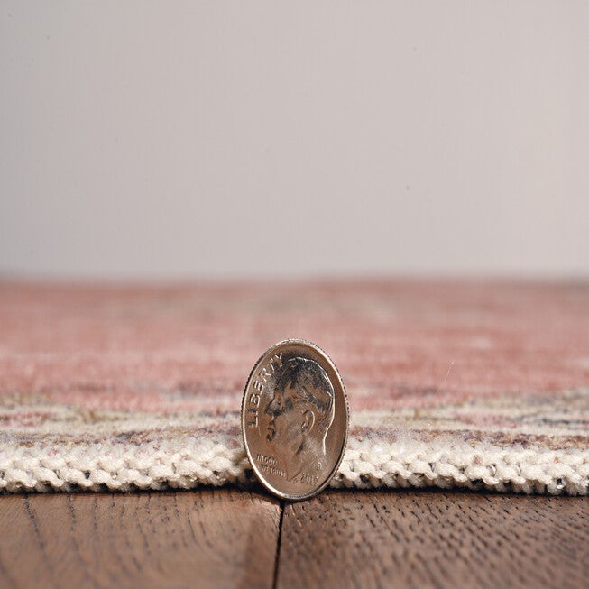 Washable Blanton Pink/Ivory Rug, , alternate image number null