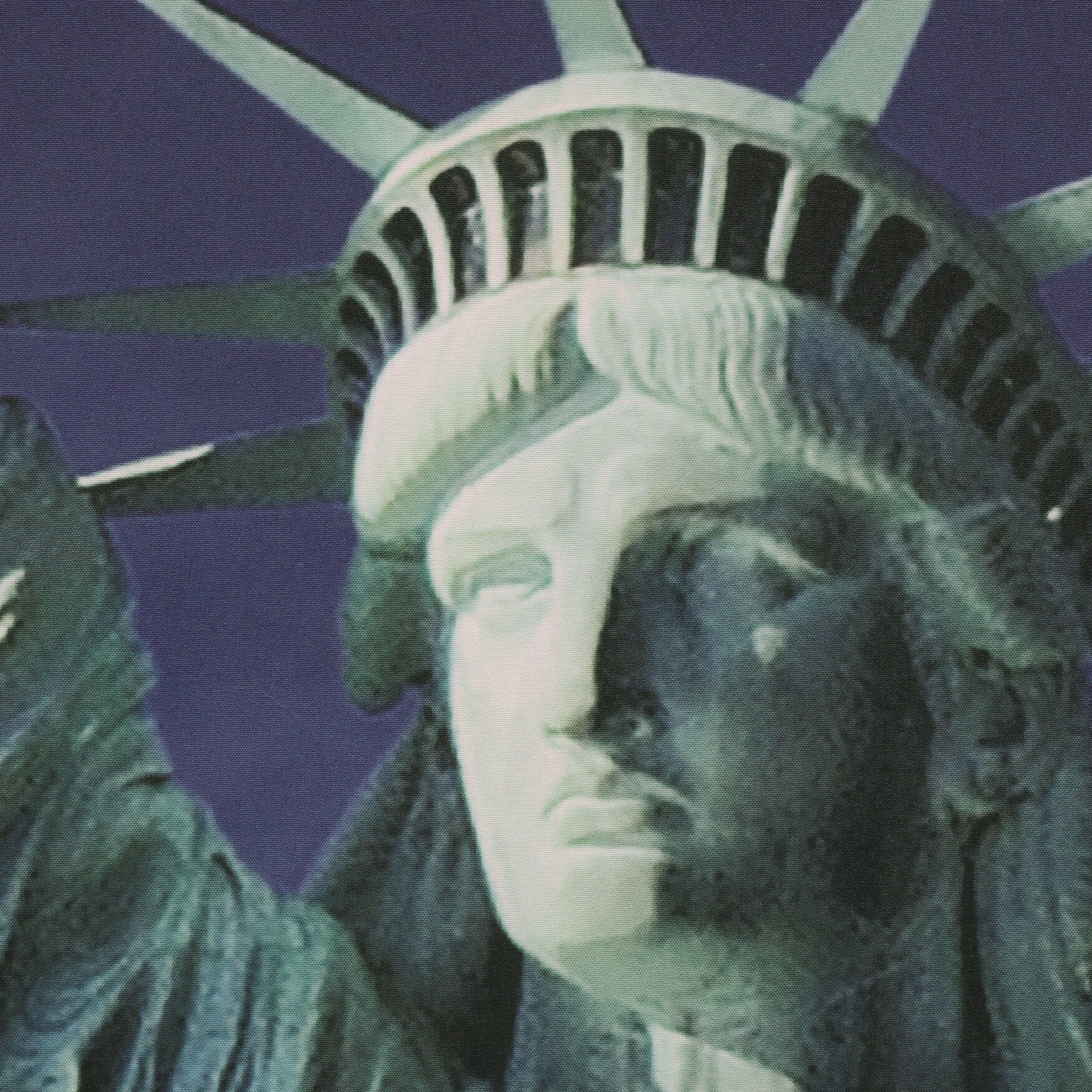 Photo Real Statue Of Liberty Light Filtering Pole Top Curtain Panel Pair, , alternate image number 2