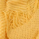 Battilo Home Solid Lightweight Knit Patterned Throws for Sofa Home Decorative Bed Blanket, 50" x 60", , alternate image number null