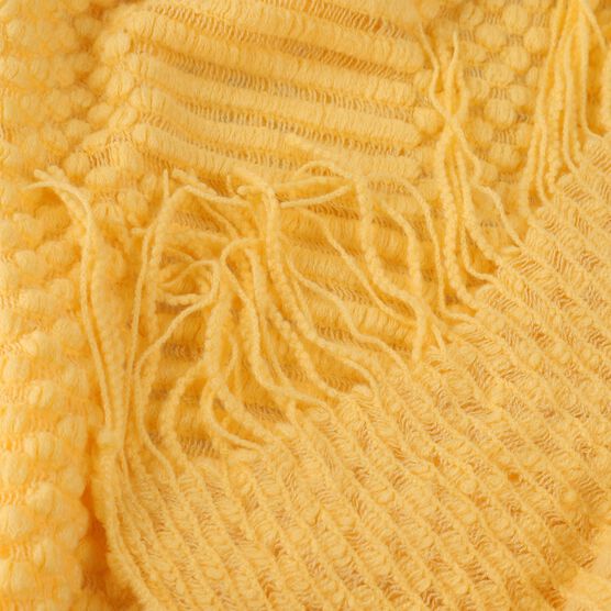 Battilo Home Solid Lightweight Knit Patterned Throws for Sofa Home Decorative Bed Blanket, 50" x 60", , alternate image number null