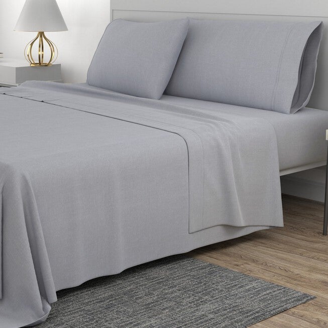Portico Linen Blend 4 Piece Sheet Set Sheet Set, , on-hover image number null