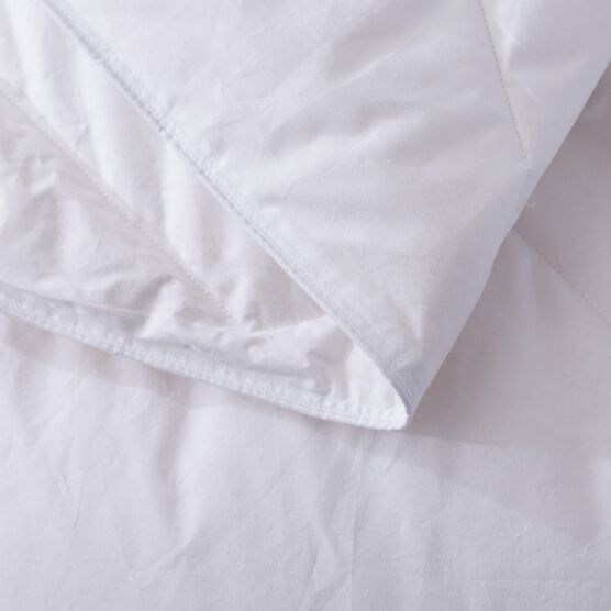 Honeycomb Stitch Down Alternative Comforter, White, , alternate image number null