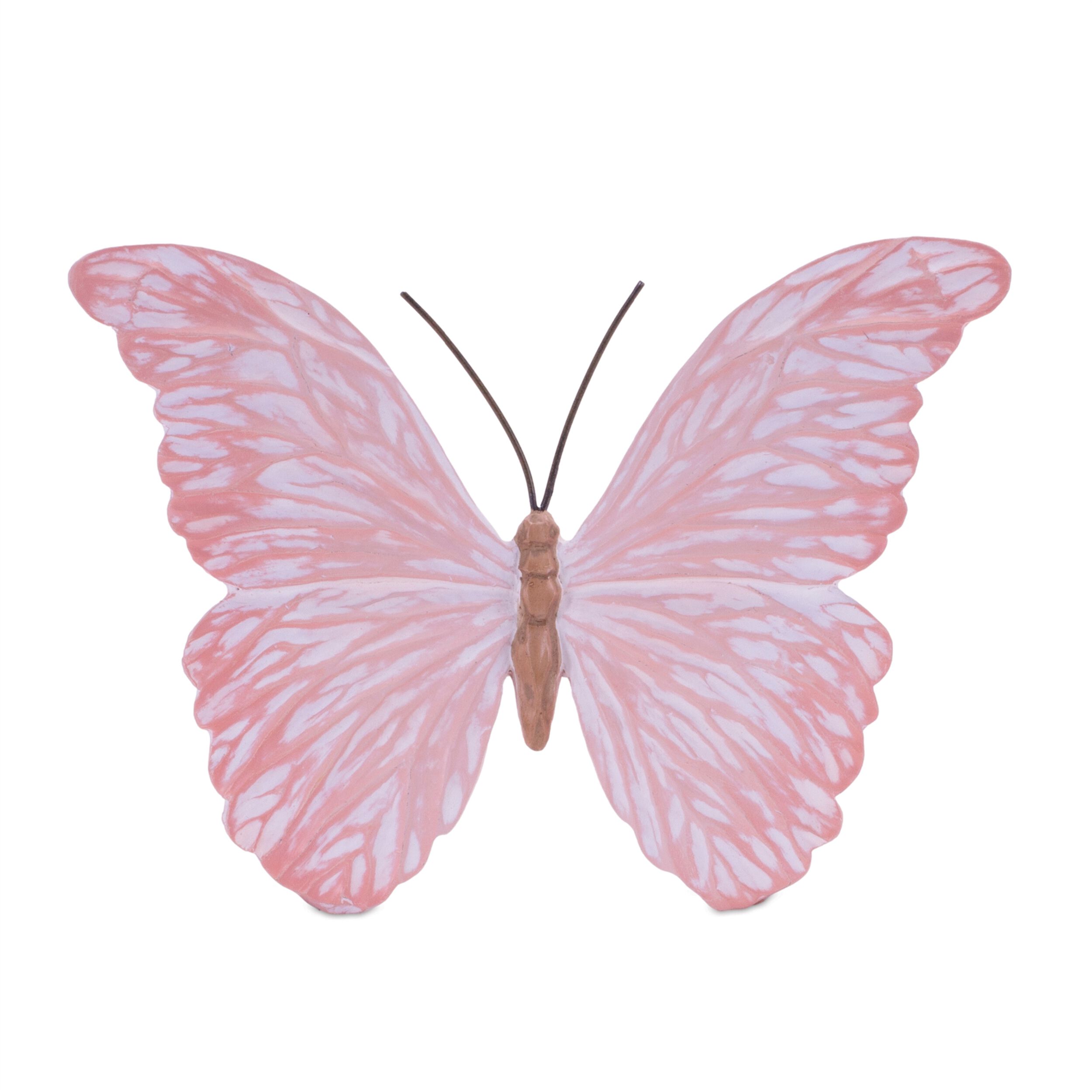 Resin Butterfly Set of 4, PINK, alternate image number 3