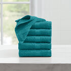 BH Studio 6-Pc. Washcloth Set, TURQUOISE, hi-res image number null