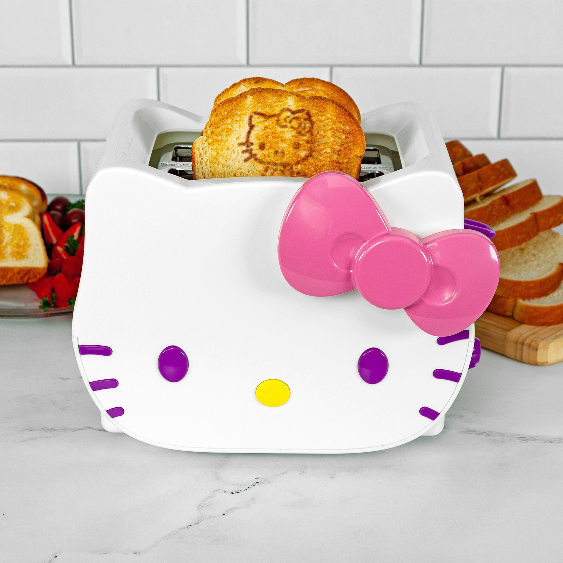 Hello Kitty 3D Deluxe Toaster, WHITE, hi-res image number 0