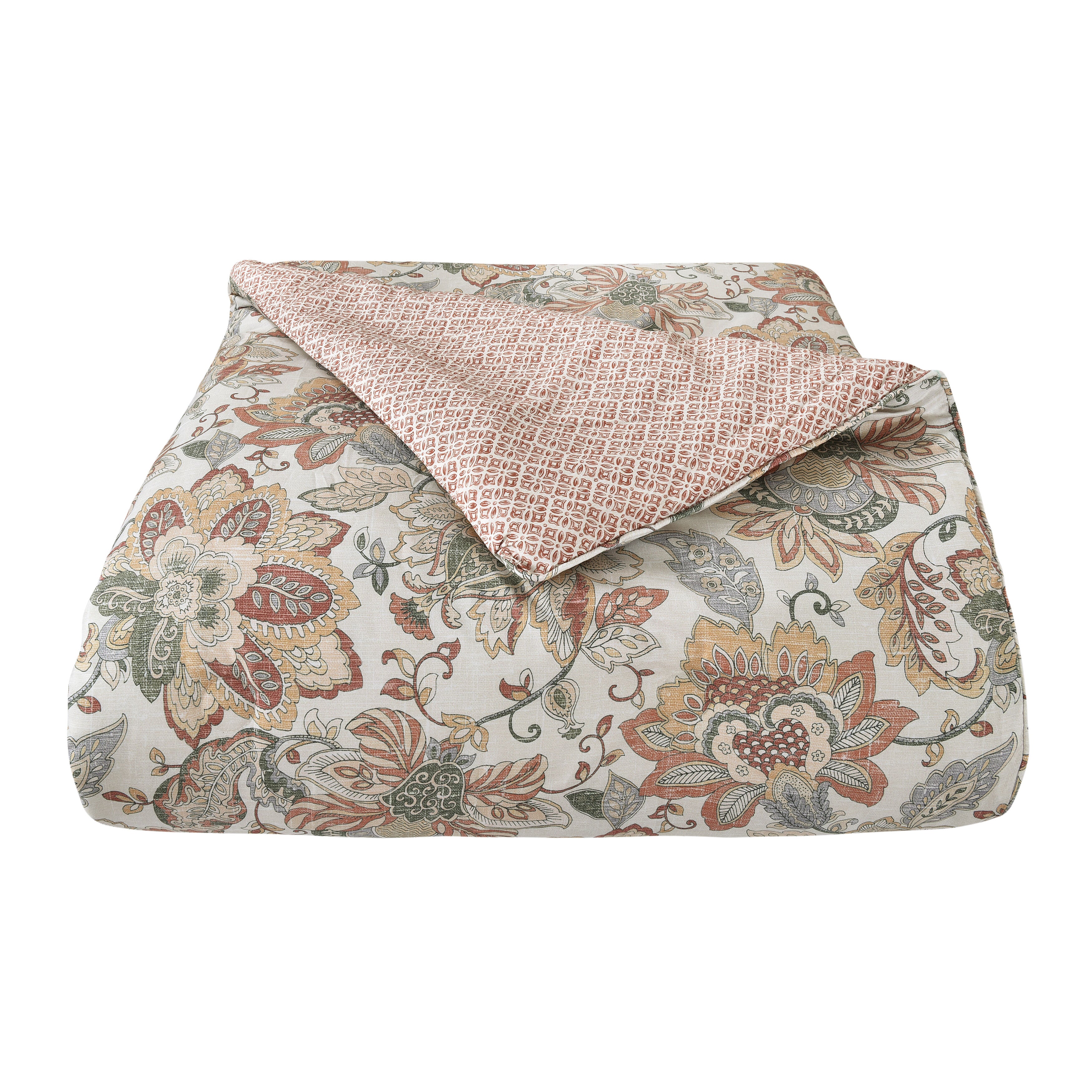 Janessa 4 Piece Comforter Set, SPICE, alternate image number null