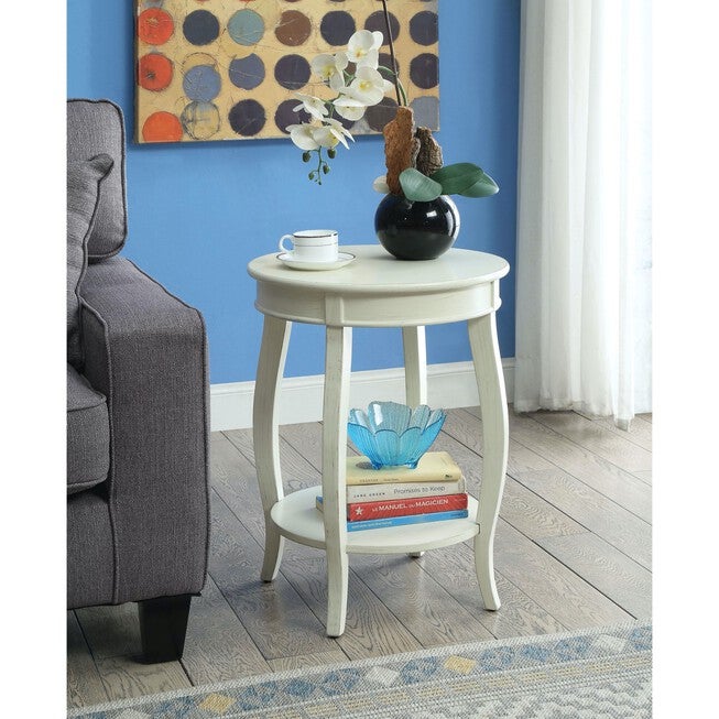 Accent Table Living, ANTIQUE WHITE, hi-res image number 0