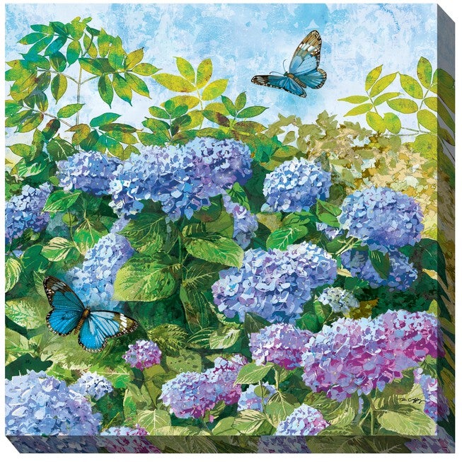 Butterfly Blues Outdoor Art, MULTI, hi-res image number null
