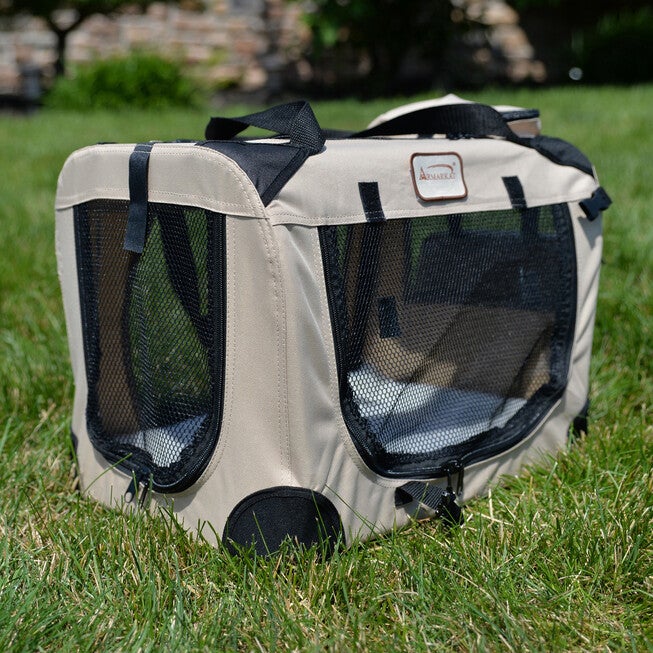 Folding Soft Dog Crate For Dogs And Cats, Pet Travel Carrier, , alternate image number 2