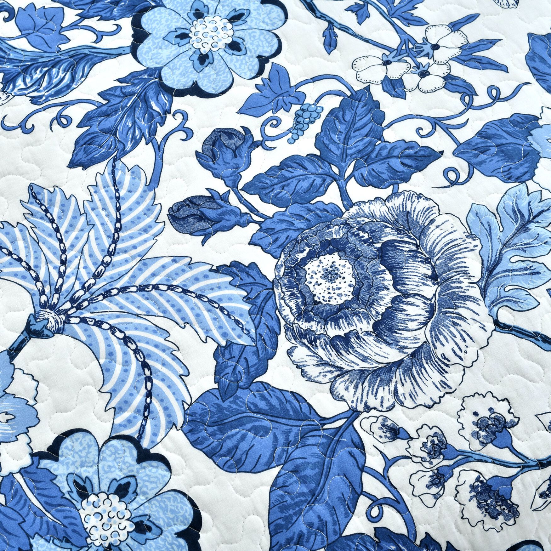 Lush D&eacute;cor Sydney Quilt Black/Blue 3Pc Set, , alternate image number 10