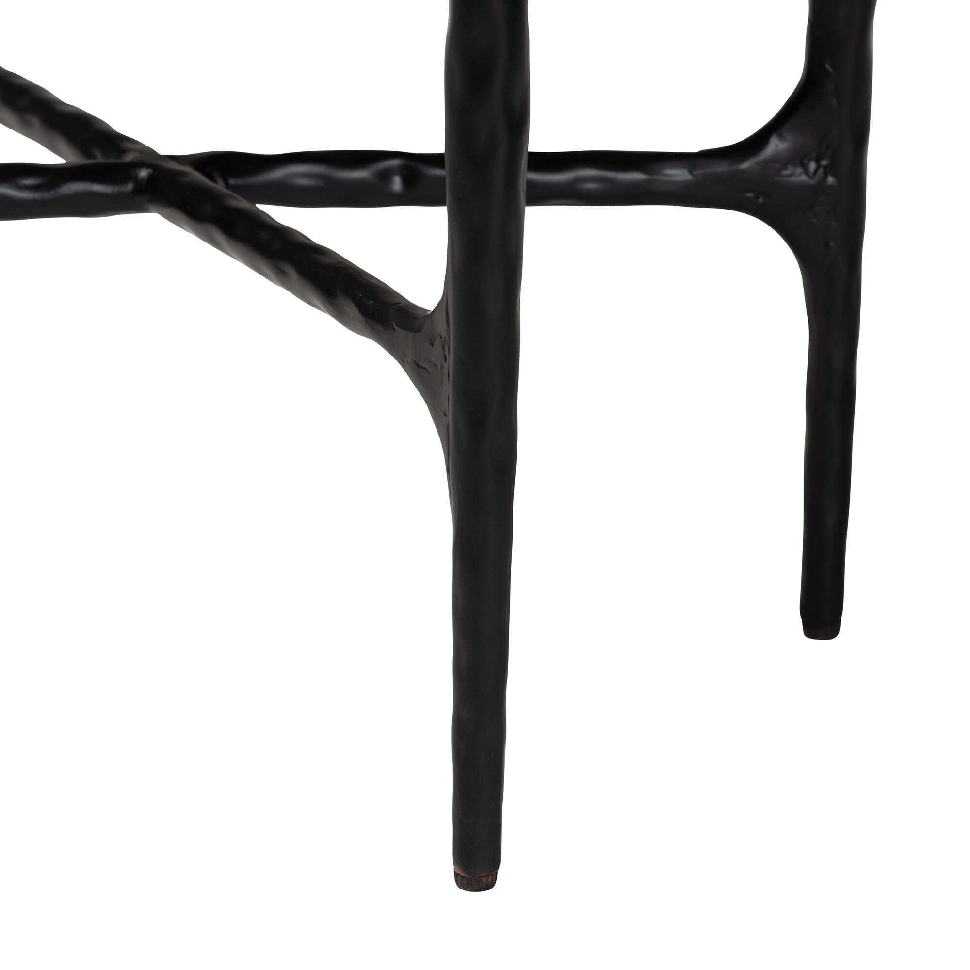 Akanji Marble Rectangle End Table, WHITE, alternate image number 4