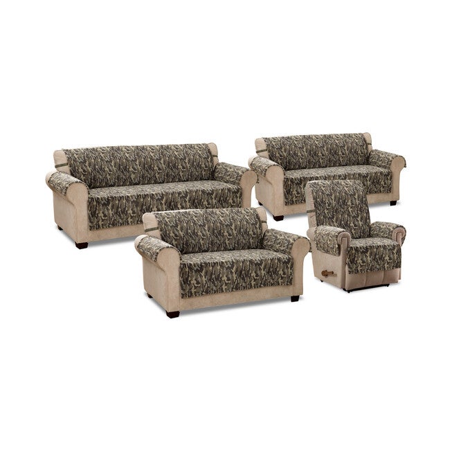 Camo Plush Sofa Furniture Cover, , alternate image number null