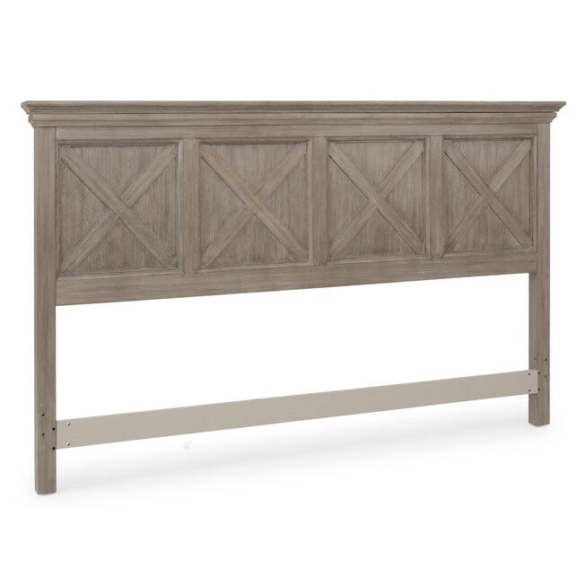 Mountain Lodge Gray Headboard, King, GRAY, hi-res image number 0