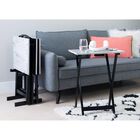 Jasper Tray Table Set White Faux Marble, , alternate image number null