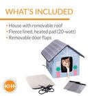 Outdoor Heated Pet House Cottage, , alternate image number null