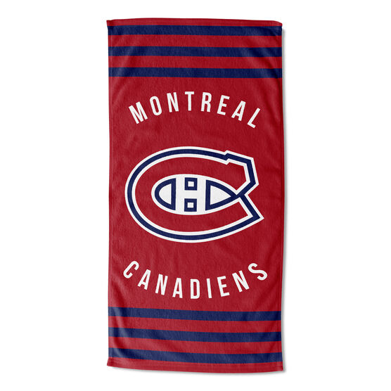Canadiens Stripes Beach Towel | Ellos