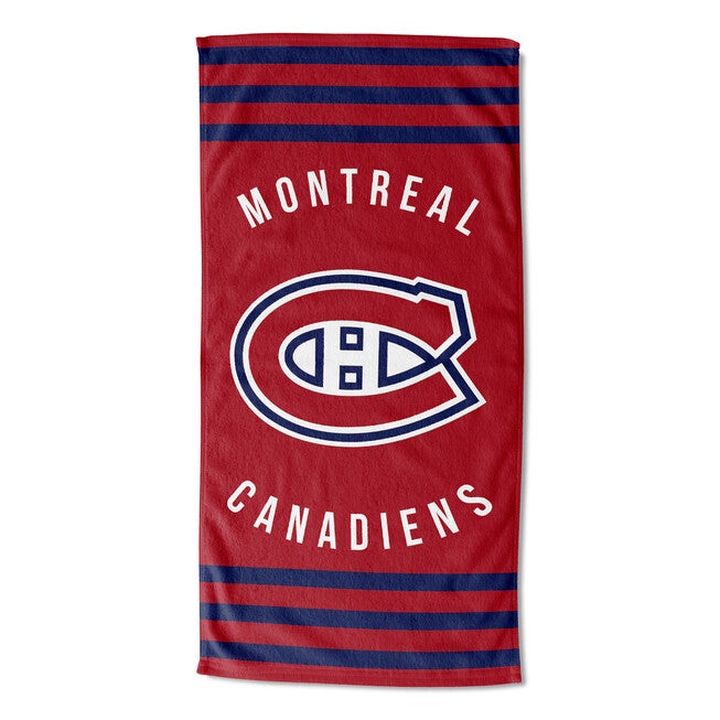 Canadiens Stripes Beach Towel, MULTI, hi-res image number null
