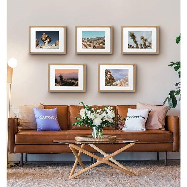 4 X 6 Picture Frame W-Mat/5 X 7 Without Mat - Black - 5 Units, , alternate image number null