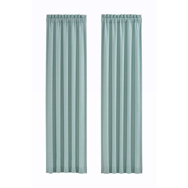 Water's Edge 84 Inch Window Panel Pair, AQUA, alternate image number null