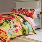 Senna Boho Floral Quilt And Pillow Sham Set, , alternate image number null